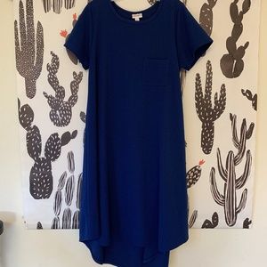 LuLaRoe Carly Deep Blue NWOT